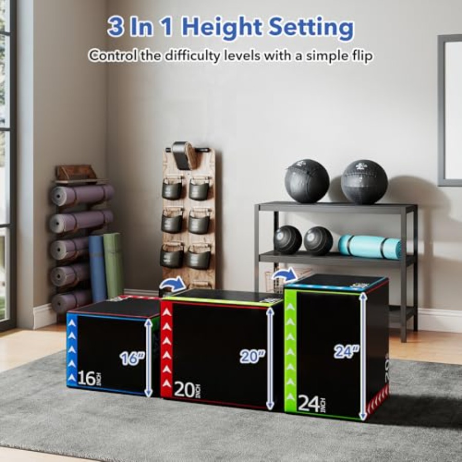 Home gym plyometric jump box:  – Home Gym Jump Box Bewertung und Preis