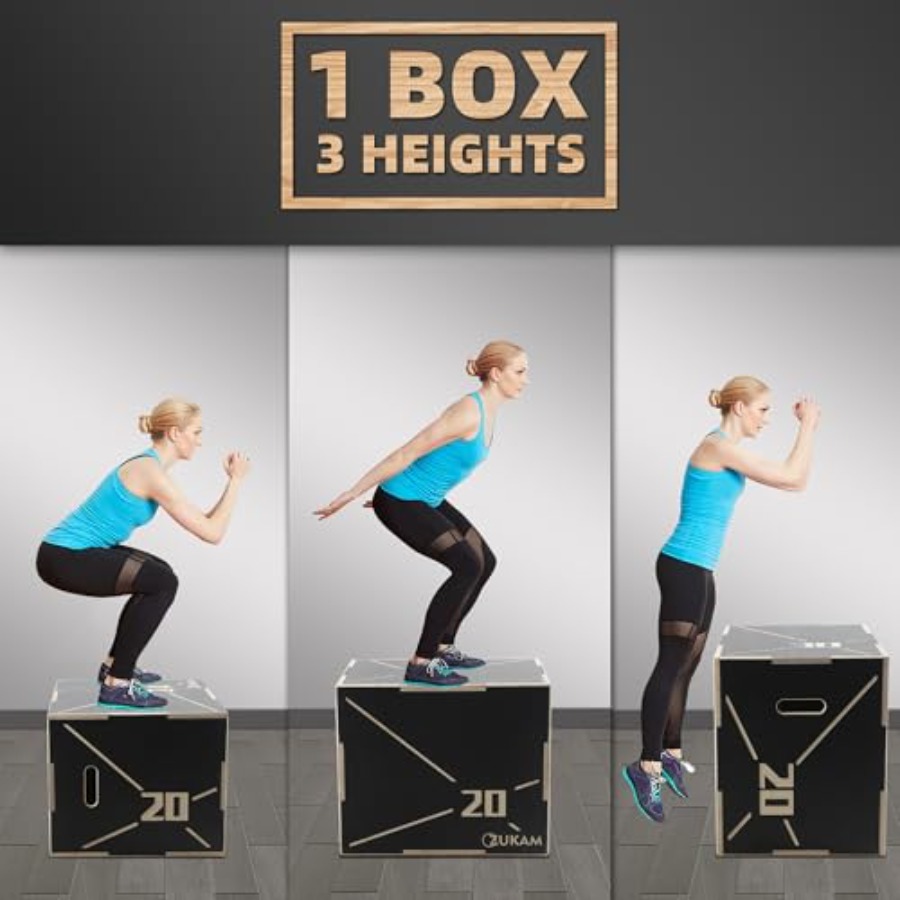 Non-Slip Wood Plyometric Jump  – Home Gym Jump Box Bewertung und Preis