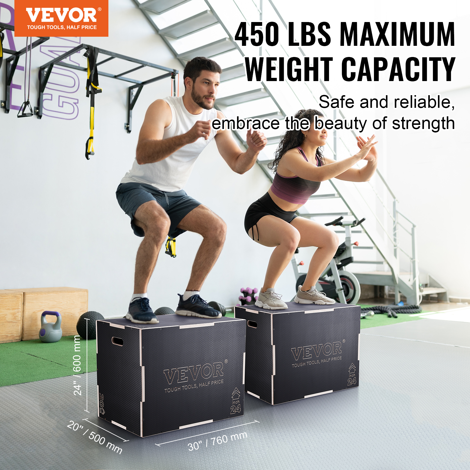 VEVOR 3 in 1 Plyometric Jump B – Home Gym Jump Box Bewertung und Preis