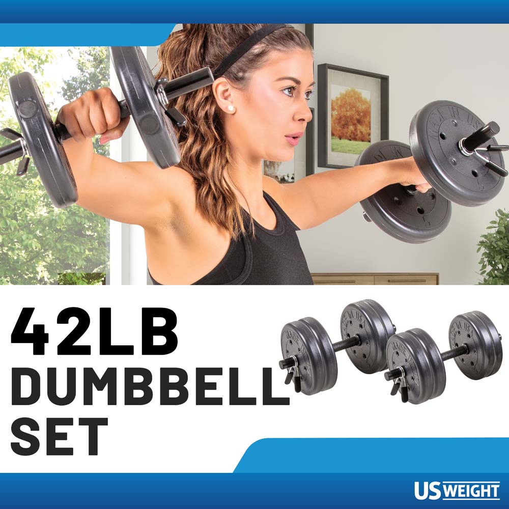 Adjustable 42LB Dumbbell Set w – Home Gym Equipment Set Bewertung und Preis