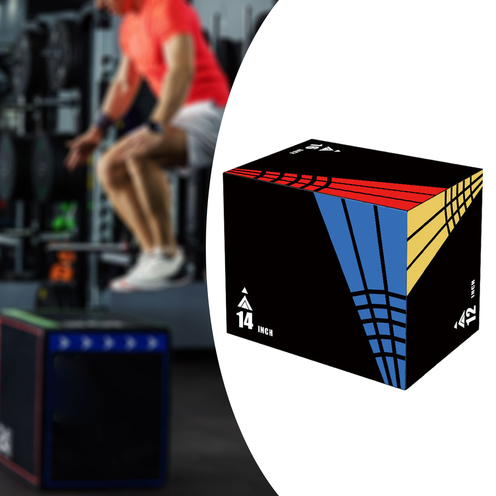 3-in-1Jump Box Plyometric Box  – Home Gym In A Box Bewertung und Preis