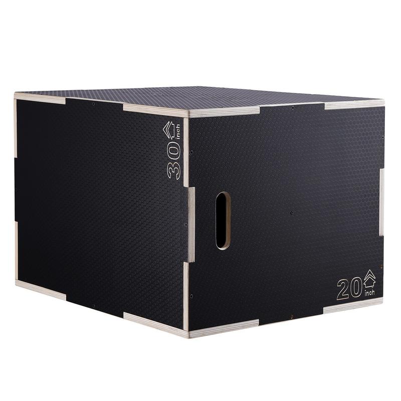 Wooden Plyo Box 30/24/20 Inch  – Home Gym Jump Box Bewertung und Preis