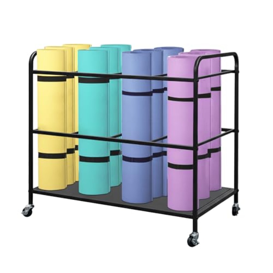 Yoga Mat Rack Storage Basket w – Home Gym All In One Bewertung und Preis
