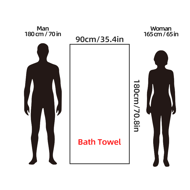 4Pcs Oversized Bath Towel 35.4 – Home Gym Body Solid Bewertung und Preis