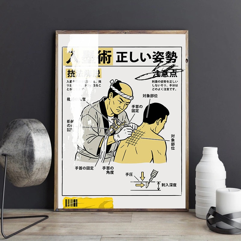 Ink Style Japanese Tattooing T – Home Gym Japan Bewertung und Preis