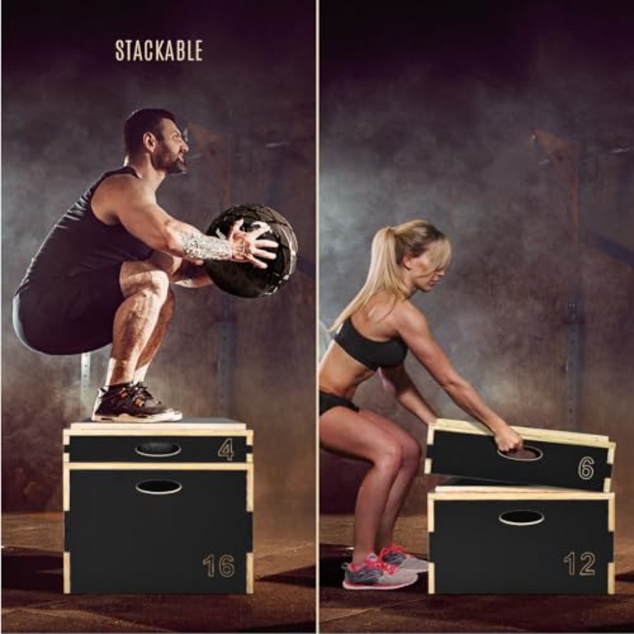 3 in 1 Wooden Plyo Box for Jum – Home Gym In A Box Bewertung und Preis