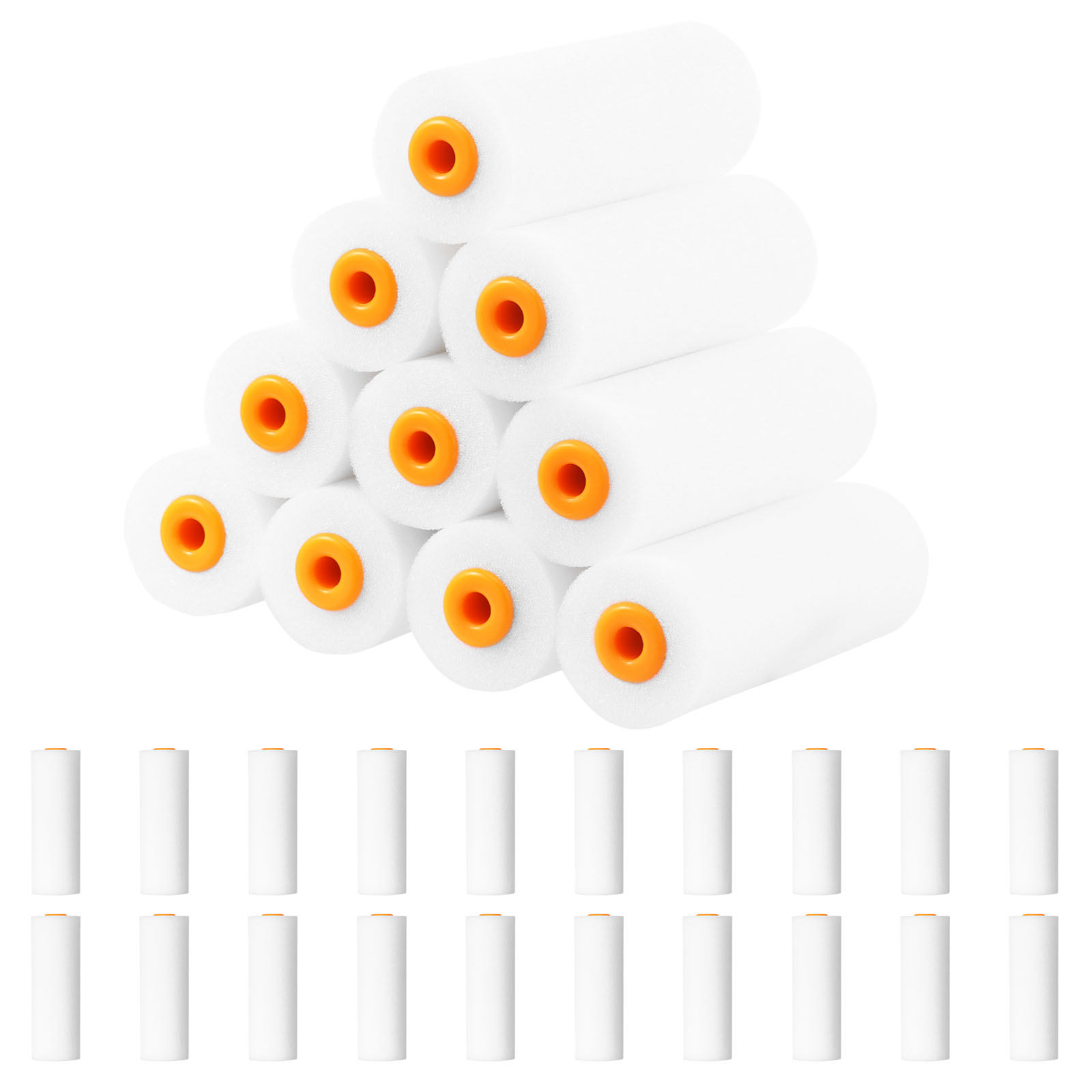 30Pcs Foam Cupboard Paint Roll – Foam Roller High Density Bewertung und Preis