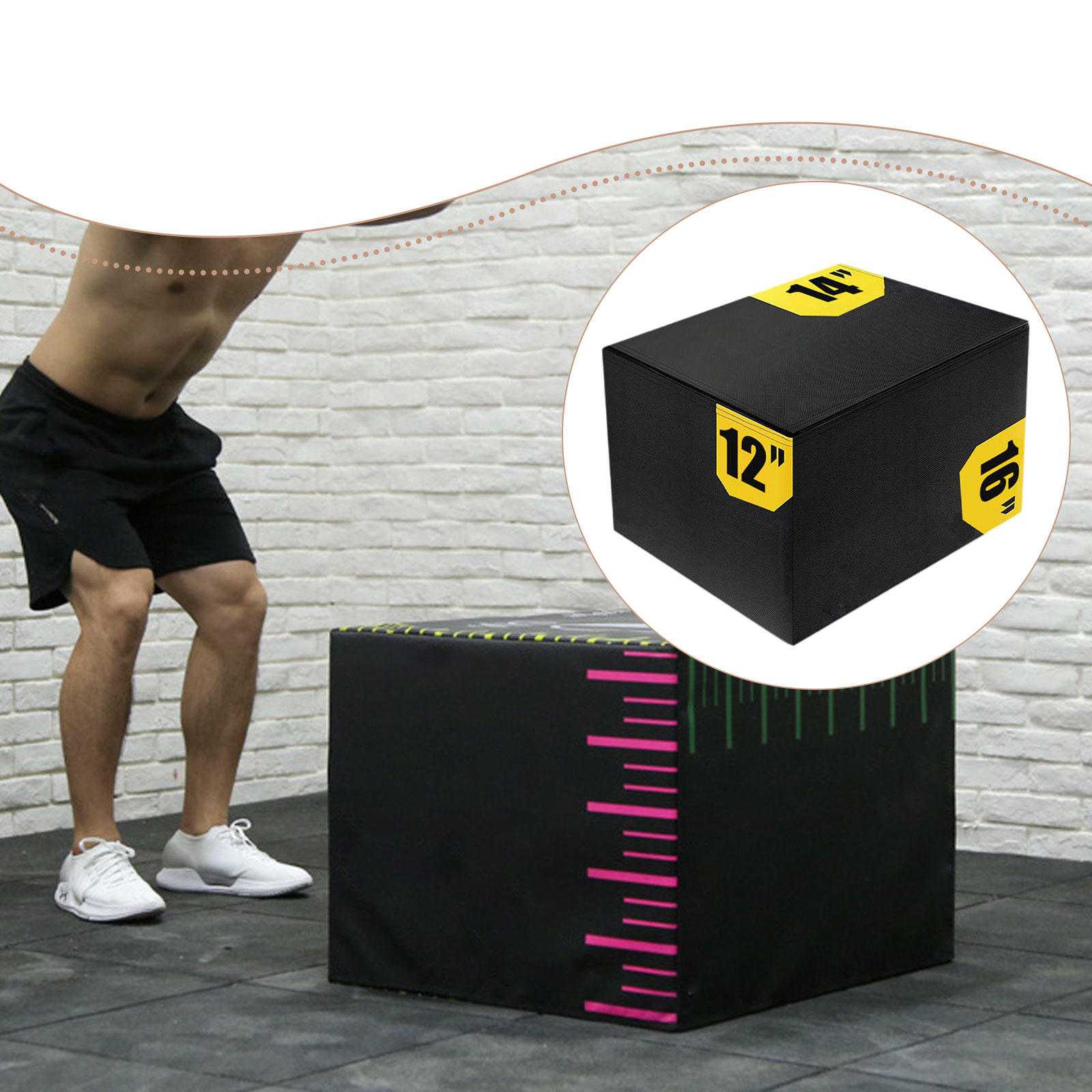 3 in 1 Plyometric Jumping Box  – Home Gym Jump Box Bewertung und Preis
