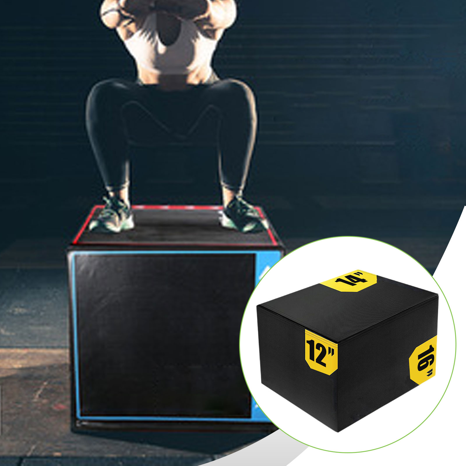 3 in 1 Plyometric Jumping Box  – Home Gym Jump Box Bewertung und Preis