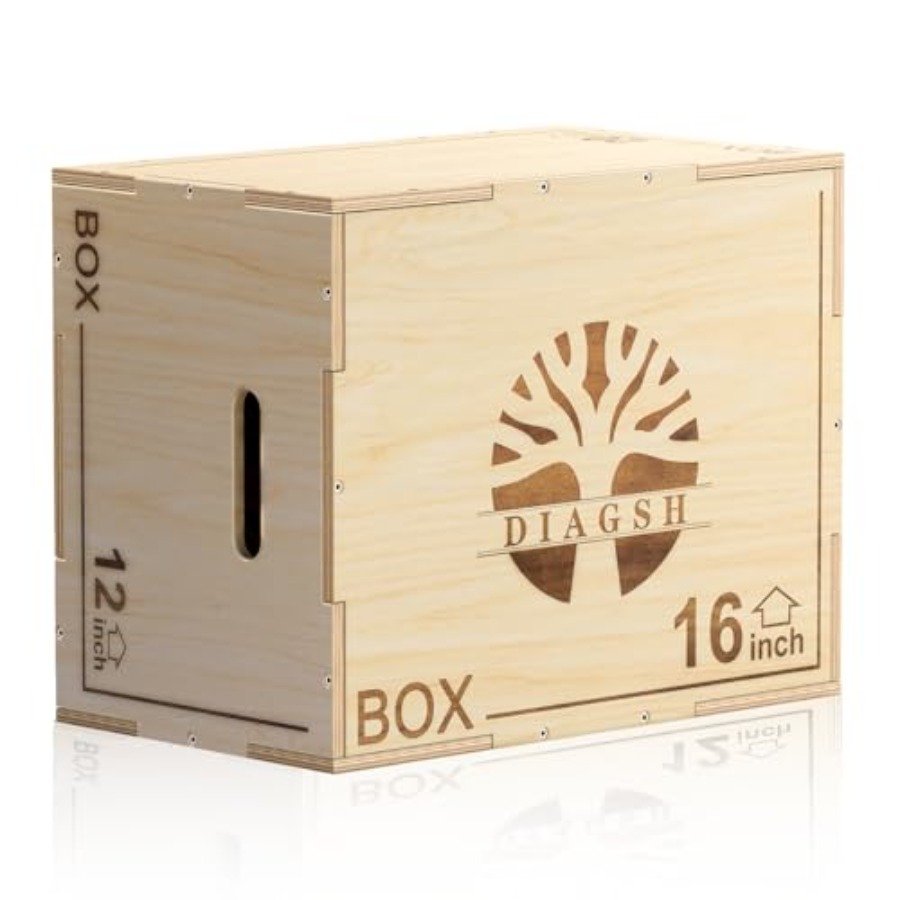 Plyo Box - 3-in-1 wood plyomet – Home Gym Jump Box Bewertung und Preis