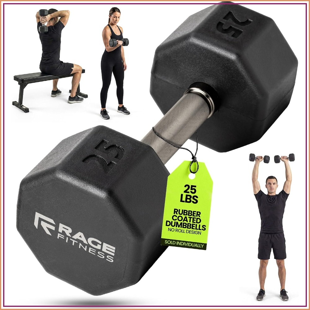 Rubber Coated Dumbbells - No R – Home Gym Dumbbells Bewertung und Preis