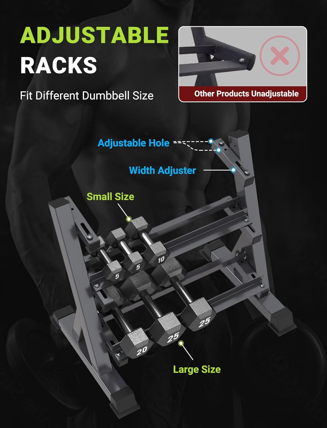 Home Gym Dumbbell Rack, 3 & 5  – Home Gym Dumbbells Bewertung und Preis